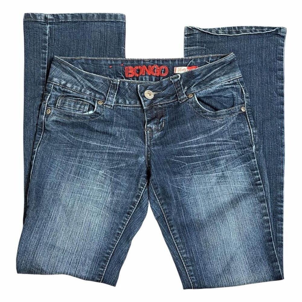 Bongo Women's Blue and Navy Jeans